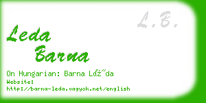 leda barna business card